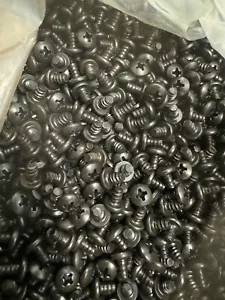 #8-1x4" Phil Pan HD Type B, Hard,Black Oxidized+Wax Machine SCREW (9000/Box) - Picture 1 of 2