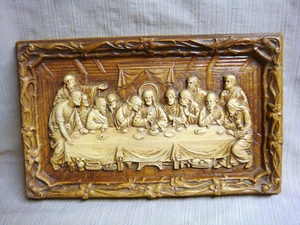Vintage LAST SUPPER 3-D PLAQUE by Multi-Products USA - Picture 1 of 9