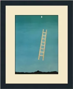 Georgia O'Keeffe Ladder to the Moon Custom Framed Print - Picture 1 of 2