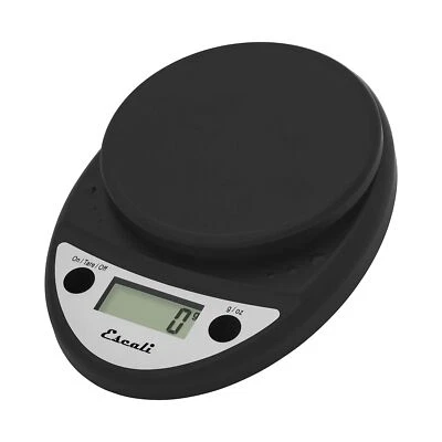 Báscula digital listada por Escali Primo NSF, 11 lb/5 kg, negra (SCDGP11BK) envío rápido Foto 1 de 4