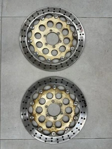 Ducati ST2 ST4 900SS 750SS 748 916 320mm front brake discs Brembo Goldline pair - Picture 1 of 3