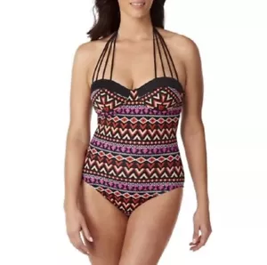 Badeanzüge Einteiler bunte Tribal Muster Large & Small - Bild 1 von 5
