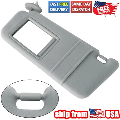 FOR TOYOTA VENZA 2009-2016 LEFT DRIVER SIDE SUN VISOR MIRROR SUNSHIELD GRAY Foto 1 de 4
