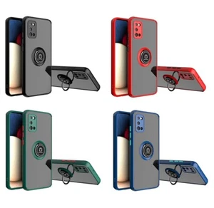 Shockproof Case with Magnetic Rotatable Kickstand for Samsung Galaxy A02s - Picture 1 of 10