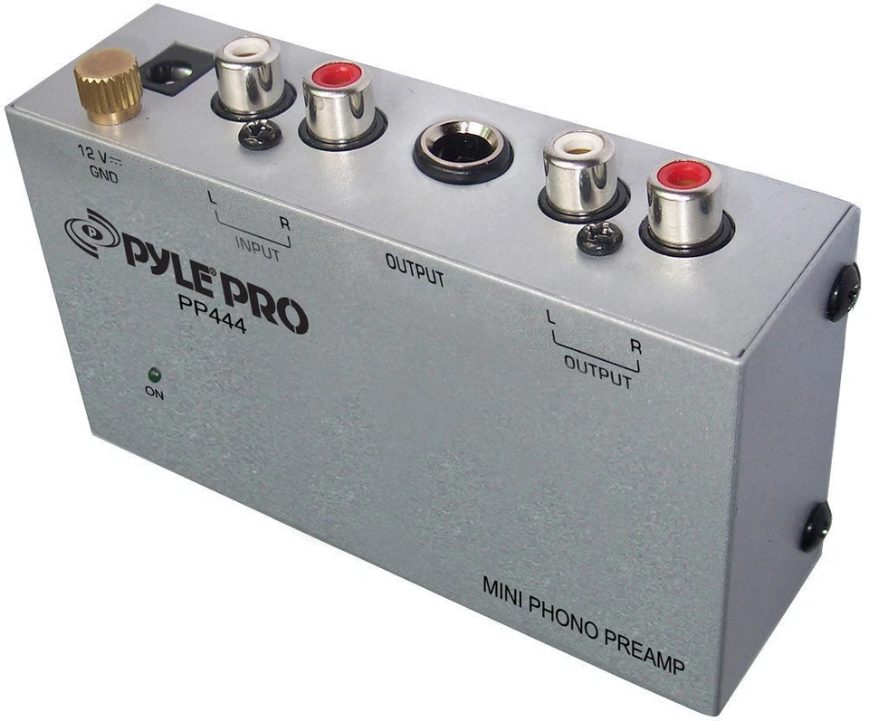 Pyle Pro PP444 Ultra Compact Phono Turntable Pre Amplifier
