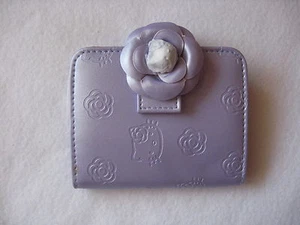 Sanrio Hello Kitty ID Card Case Camellia Lavender Collectible 1976, 2001 NEW - Picture 1 of 8