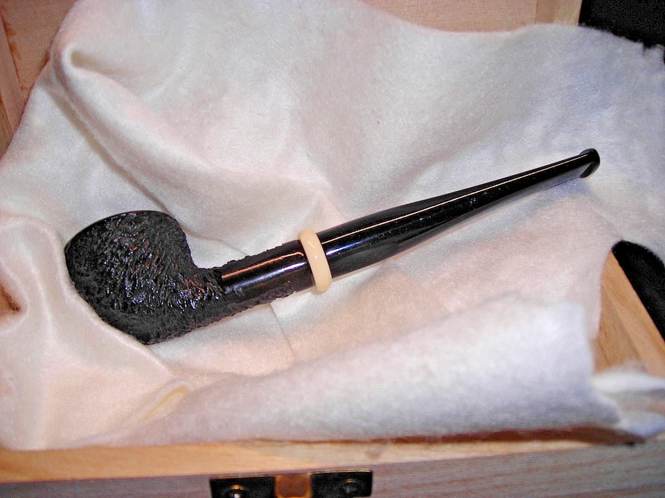 ✔️ 全新 HS 工作室 Freehand Estate Briar 烟斗,无烟喷砂 -6 — 第 1/4 张图片