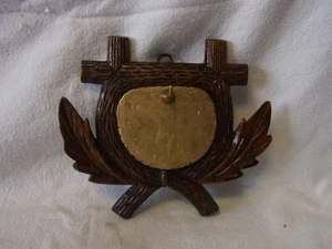 Taschenuhr Wandhalter Schwarzwald Holz geschnitzt Antik Deutsch #CO - Bild 1 von 6