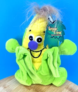 Scatola Giocattolo Vintage Creazioni Amico Veggie Seedies CORNY ON THE COB Beanbag Peluche - Foto 1 di 6