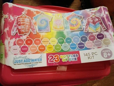Tulip One-Step Tie-Dye Kit Carnival  - 12 Colors, 37 Pieces - Brand New Sealed - Image 1 of 4