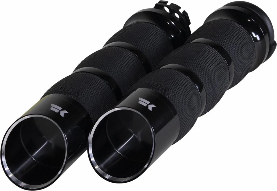 Empuñaduras de cojín de aire Khrome Werks Edge | Cable | Negro (500250) Foto 1 de 1