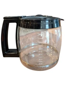 Cuisinart Coffee Maker 14 Cup Glass Carafe Black Excellent Replacement Pitcher  - Picture 1 of 2