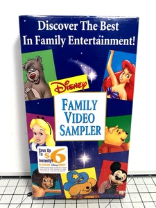 Walt Disney Family Video Sampler (VHS, 1994) Animated Vintage Cartoons Sealed - Bild 1 von 6
