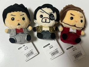 Ryu ga gotoku Yakuza Kiryu Majima Kasuga Cooro set bambola di peluche H 4,5 pollici SEGA - Foto 1 di 1