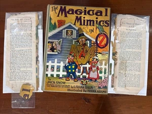THE MAGICAL MIMICS IN OZ by JACK SNOW 1946 1st Print Hardcover Book W/ DJ Flaps - Imagen 1 de 13