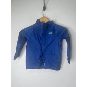 Giacca antipioggia REI uomo ragazzo taglia 4T blu ottime condizioni outdoor - Foto 1 di 7