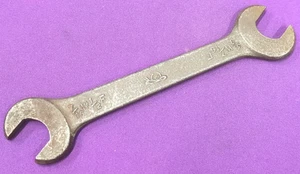 Vintage Snail Brand 7/16 x 3/8 Whitworth, Open Ended Spanner Made In England - Picture 1 of 11