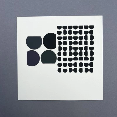Victor Vasarely Graphik aus Documenta III 1959 Serigraphie Siebdruck Aufl. 300 - Bild 1 von 4