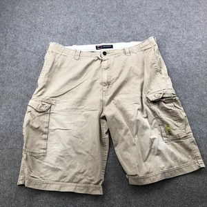 Vintage Bugle Boy Cargo Shorts Herren 40 khaki Baumwolle mehrere Taschen Utility Freizeit - Bild 1 von 11