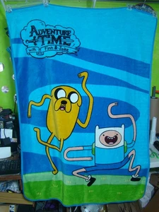 Adventure Time Finn & Jake weiche Decke 44" x 56" seltenes Design - Bild 1 von 9