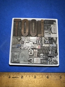 Bloques de impresión ornamentales de plomo bordes Dingbats. ¡¡Hermosa variedad!! LLB - Imagen 1 de 10