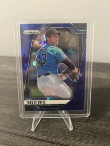 2025 Panini Prizm - Thomas White #78 Blue Ice Prizm (RC) - Picture 1 of 3