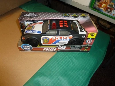 Lazer Wheels Police Car Lights, Sounds, Runs TESTED, New in Box - Image 1 of 3