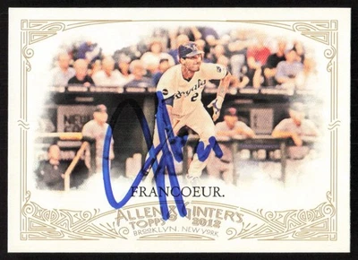 2012 Topps Allen & Ginter Jeff Francoeur Auto Kansas City Royals #162 Card - Image 1 of 2