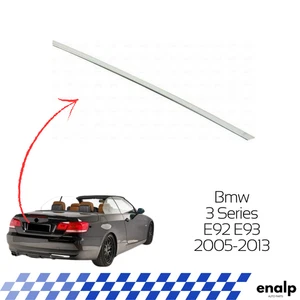 Piezas de tapicería de cubierta inferior de equipaje cromadas 1 pieza para BMW Serie 3 E92-E93 2005-2013 - Imagen 1 de 6