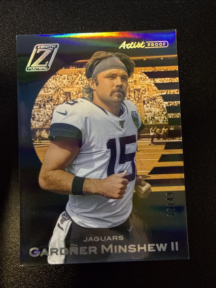 2020 Panini Zentih Gardner Minshew /49 Artist Proof Jaguars  - Image 1 of 3