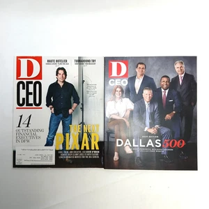 D CEO Magazine Lot of 2 – May/June 2013 & Dallas 500 2020 Business Leaders Texas - Picture 1 of 9