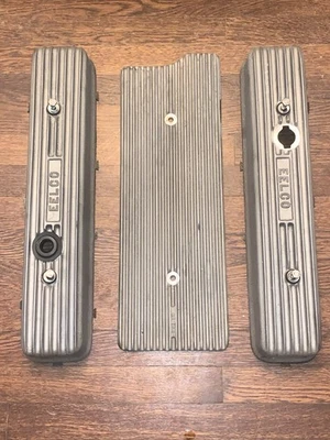 Cubiertas de válvula de aleación fundida EELCO Nailhead 401 425 Valley Pan  Foto 1 de 4