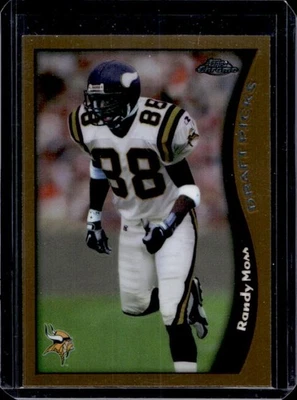 Topps Chrome Randy Moss Rookie RC #35 1998 Vikings Foto 1 de 2