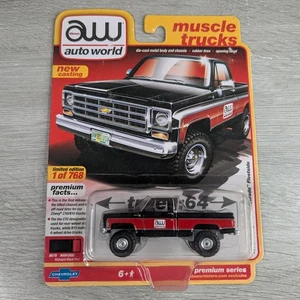 Exclusivo de Auto World Store - Chevy K10 Silverado Fleetside 1978 - Buena tarjeta - Imagen 1 de 4