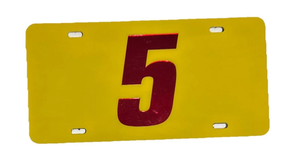 PLACA DE LICENCIA DE PLÁSTICO NASCAR VINTAGE TERRY LABONTE #5 Foto 1 de 1