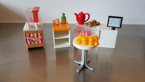 Playmobil, Kiosk, Bäckerei, Imbiss, Spielzeug,Geld,Donuts,Brötchen,Bildschirm - Bild 1 von 2