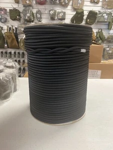 2402 1/4" Nylon Covered Shock Cord - 500' - Black - Picture 1 of 2