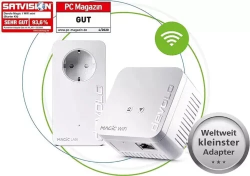 devolo Magic 1 WiFi mini  Starter Kit - 1200 Mbit - 2 Adapter - Bild 1 von 1