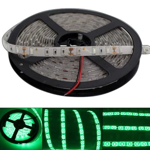 LED Streifen grün Lichterkette 5 Meter wasserfest IP65 Strip Lichtschlauch - Bild 1 von 8
