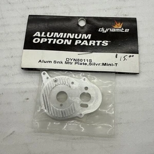 Vintage RC Dynamite Aluminum Sink Motor Plate Silver Losi Mini-T DYN8011S #177 - Picture 1 of 1