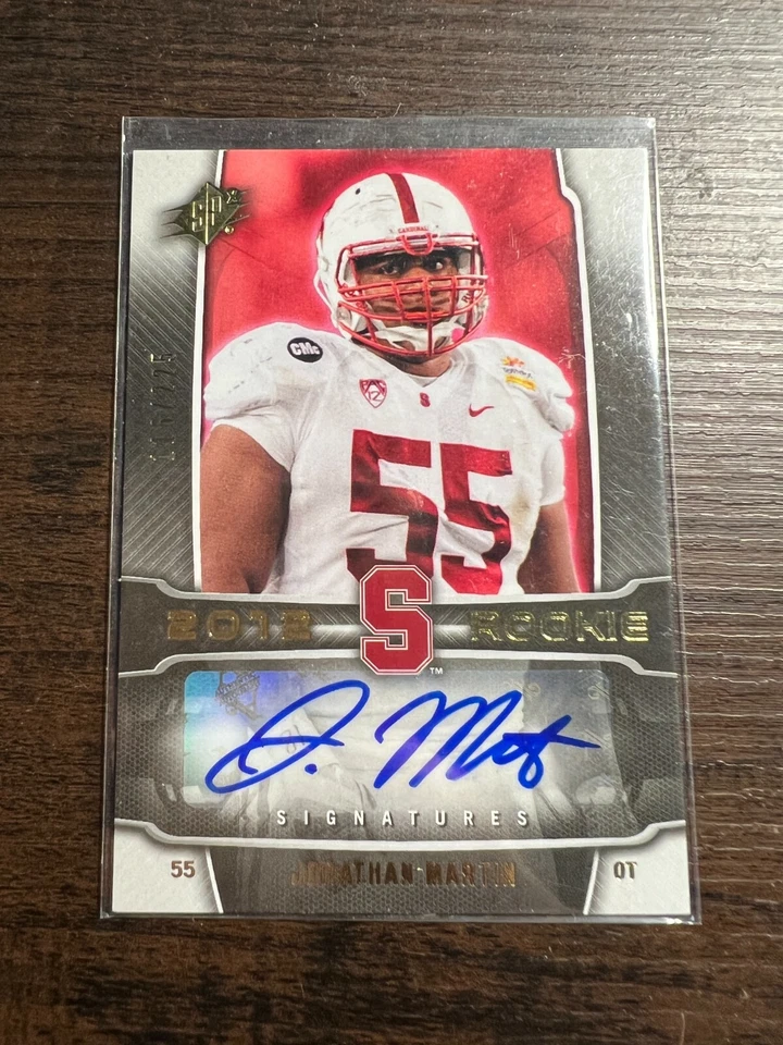 A78,927 - 2012 SPx #136 Jonathan Martin Auto/225 - Image 1 of 1