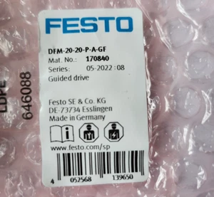 FESTO 170840 DFM-20-20-P-AGF GUIDED CYLINDER (R6S1.3) - Imagen 1 de 4