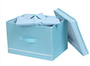 Green Mint-Foldable Storage Organizer For Cloth sundries towel -Small 30*30*20cm - Picture 1 of 11