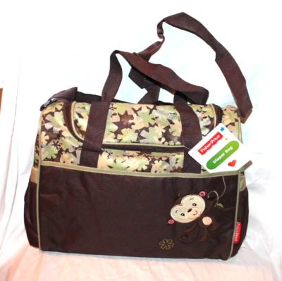 全新带标签 2013 FISHER PRICE SPACIOUS 尿布袋/加盖垫 — 第 1/4 张图片