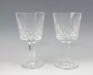 Waterford LISMORE Crystal Port Wine Glasses Lot of 2 - Picture 1 of 4