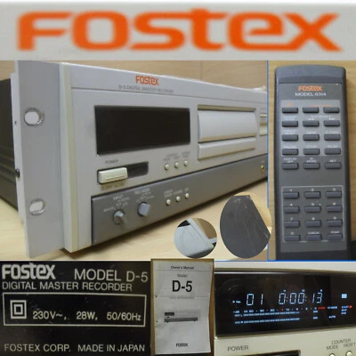 FOSTEX D-5 DIGITAL MASTER RECORDER - Immagine 1 di 4