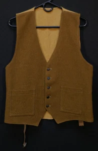 WWI US Army Tailor Made Custom "Trench" Vest Wool & Cotton, USA Buttons - Minty - Picture 1 of 10