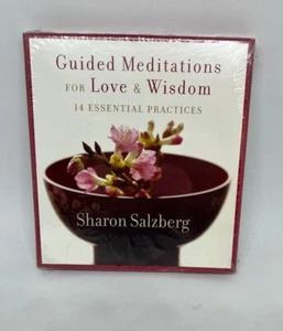 GUIDED Meditations FOR LOVE WISDOM 14 ESSENTIAL PRACTICES CD Salzberg Sharon NEW - Imagen 1 de 3