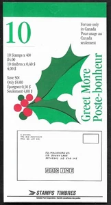 pk01802: Briefmarken - Kanada #BK186b Gruß - mehr Weihnachten 10 x 40 Cent Heft - postfrisch - Bild 1 von 1