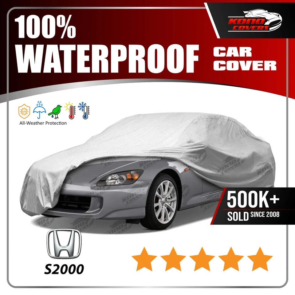 FUNDA COCHE SE ADAPTA A HONDA S2000 2000-2009 - 100% Impermeable 100% Transpirable Foto 1 de 4